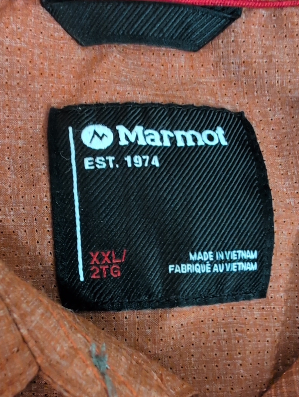Marmot Aerobora Short-Sleeve Button-Up Shirt in the Picante Orange size XXL - Picture 4 of 7
